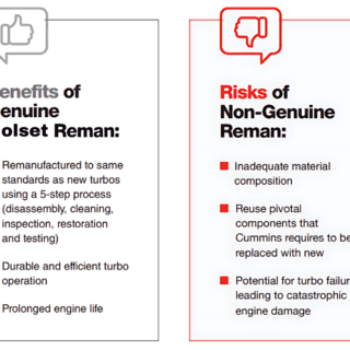 Why choose Genuine Holset Reman Turbos!